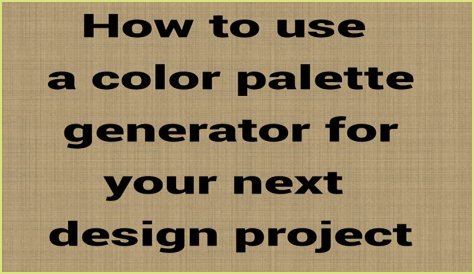The Perfect Palette For Your Next Project